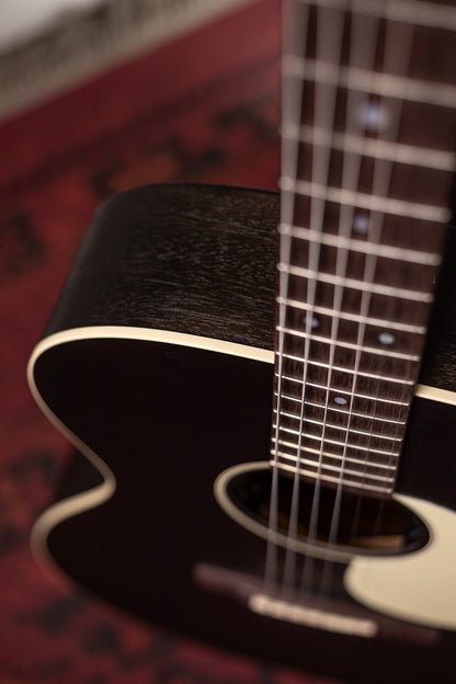 Martin 000-17E Acoustic-Electric Guitar - Black Smoke