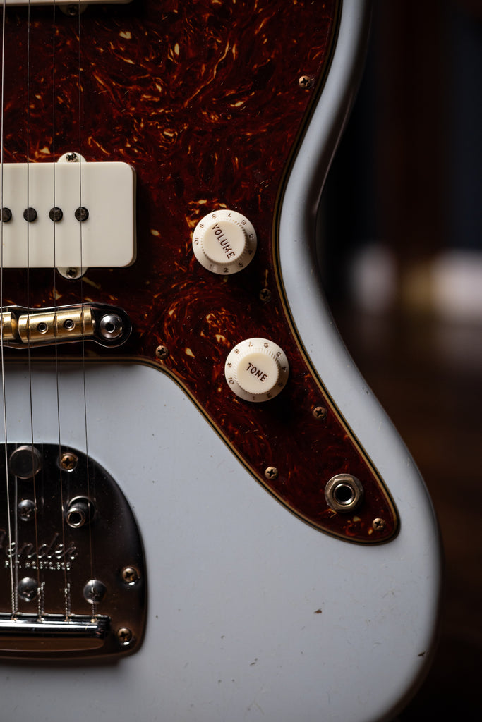 Fender Custom Shop 1962 Jazzmaster Journeyman Relic Electric Guitar - Super Faded Aged Sonic Blue