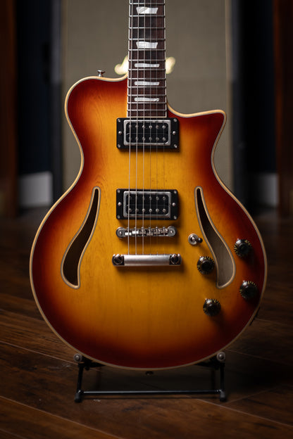 Carneglia Custom Shop Sonora Custom Semi-Hollow Electric Guitar - Sunburst