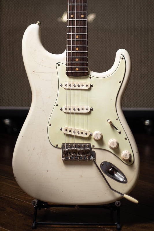 Walt Grace Customs 60's Indian Rosewood S-Type Electric Guitar - Olympic White