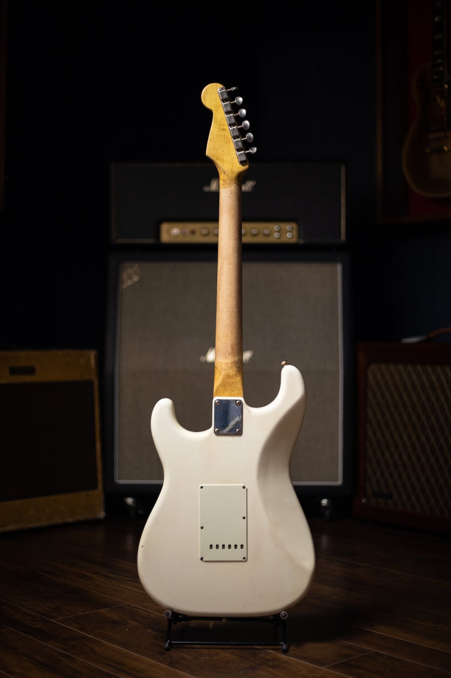 Walt Grace Customs 60's Indian Rosewood S-Type Electric Guitar - Olympic White