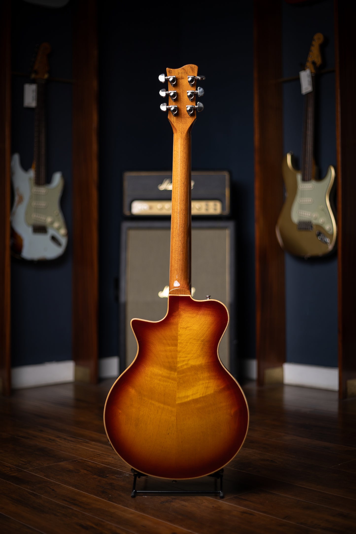 Carneglia Custom Shop Sonora Custom Semi-Hollow Electric Guitar - Sunburst
