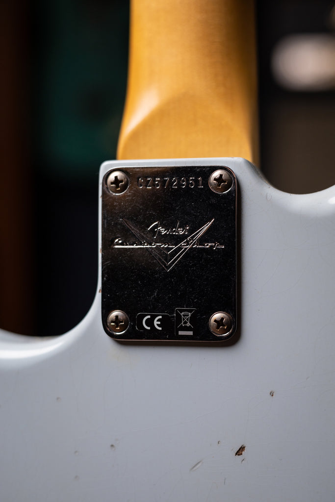 Fender Custom Shop 1962 Jazzmaster Journeyman Relic Electric Guitar - Super Faded Aged Sonic Blue