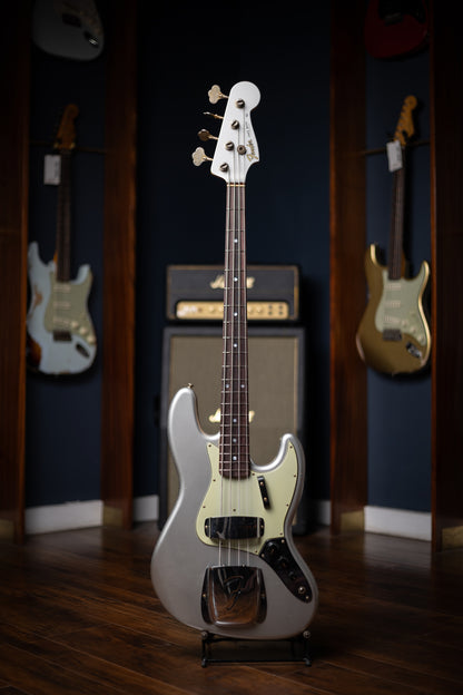 Fender 1965 Jazz Bass Journeyman Relic - Faded Inca Silver