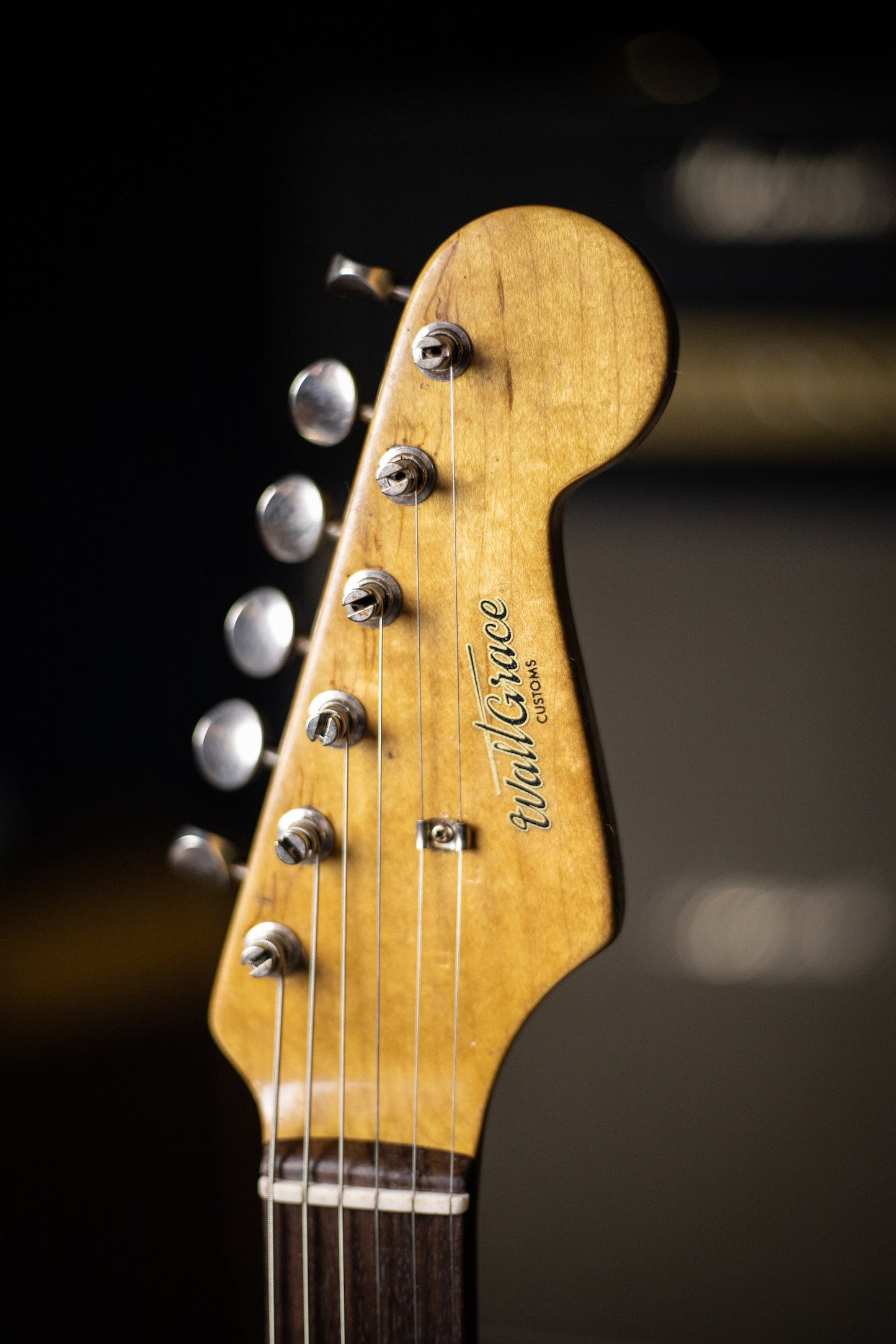Walt Grace Customs 60's Indian Rosewood S-Type Electric Guitar - Olympic White