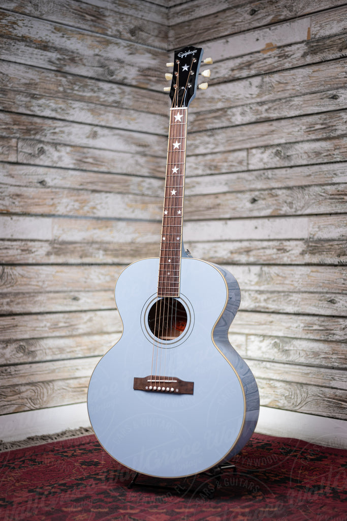 Epiphone J-180 LS Acoustic-Electric Guitar - Frost Blue