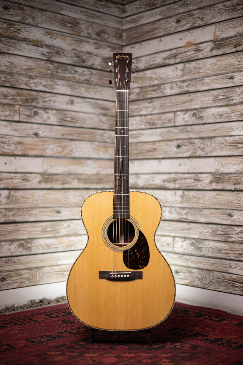 Martin OM-28E with Fishman Pickup Acoustic-Electric Guitar - Natural