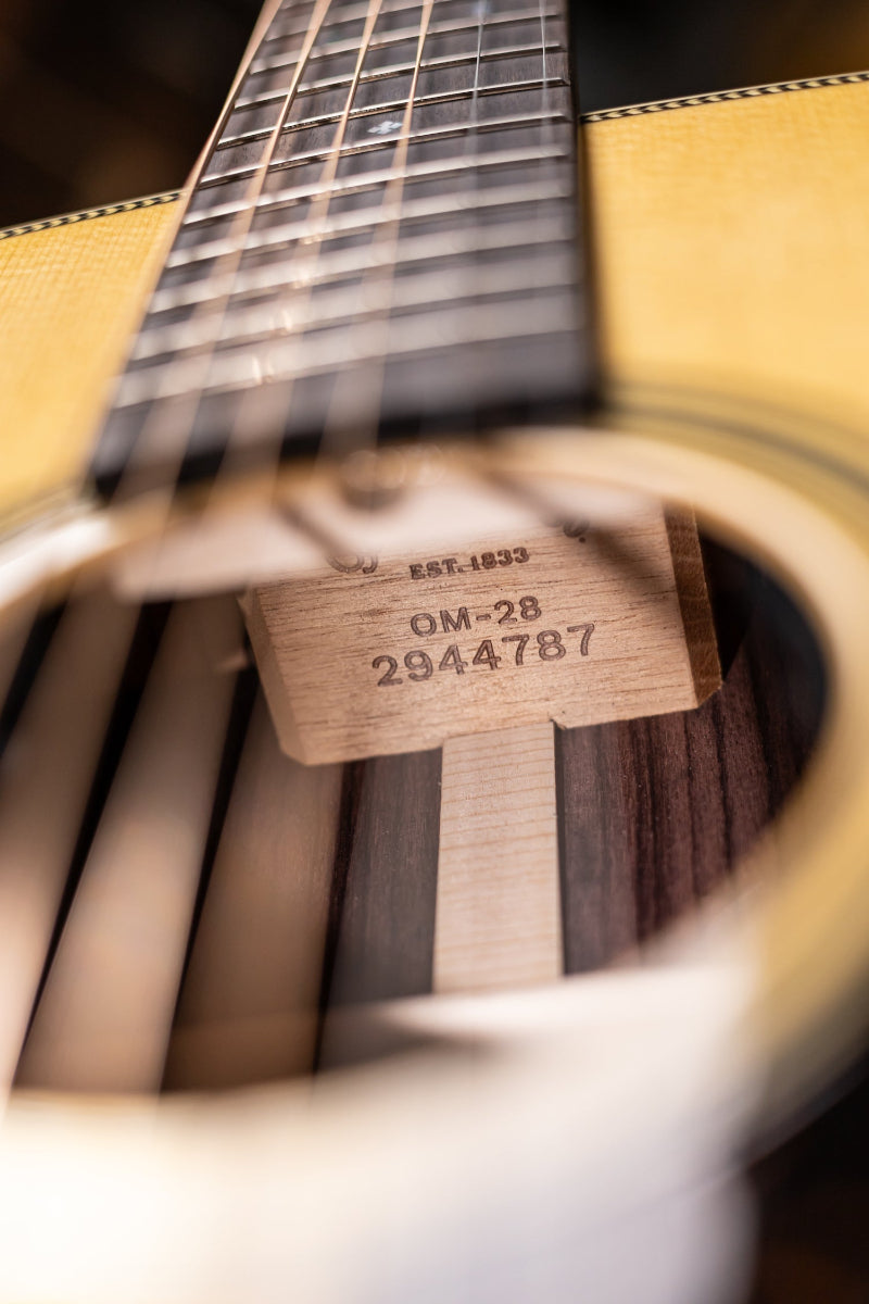 Martin OM-28E with Fishman Pickup Acoustic-Electric Guitar - Natural