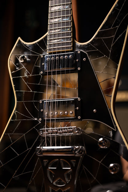 1999 Washburn Paul Stanley PS1800 Electric Guitar - Cracked Mirror