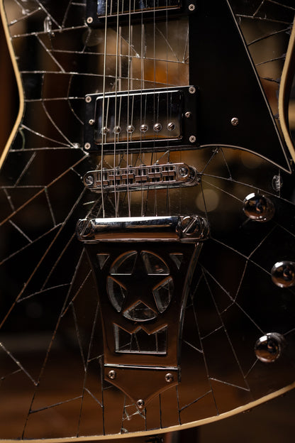 1999 Washburn Paul Stanley PS1800 Electric Guitar - Cracked Mirror