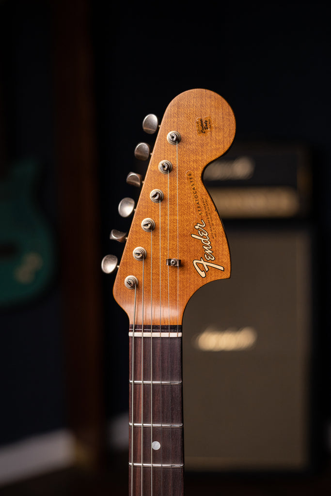 Fender Custom Shop Limited Edition Roasted "Big Head" Stratocaster® Relic® Electric Guitar - Faded Aged Sherwood Green Metallic