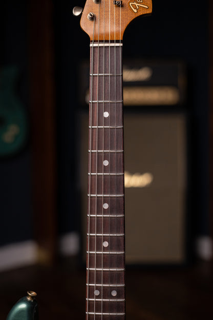 Fender Custom Shop Limited Edition Roasted "Big Head" Stratocaster® Relic® Electric Guitar - Faded Aged Sherwood Green Metallic