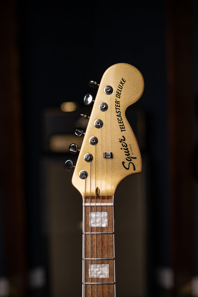 Squier Limited Edition Paranormal Troublemaker Telecaster Deluxe Electric Guitar - Aztec Gold