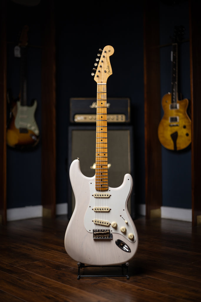 Fender Custom Shop Journeyman 1956 Stratocaster Electric Guitar - Aged White Blonde