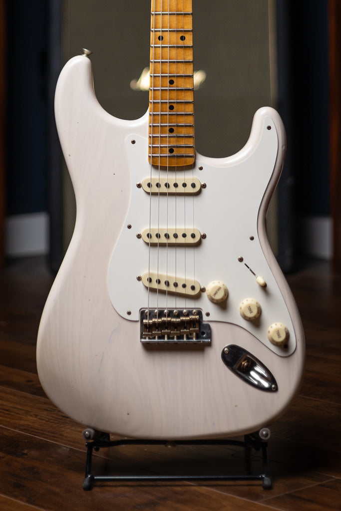 Fender Custom Shop Journeyman 1956 Stratocaster Electric Guitar - Aged White Blonde