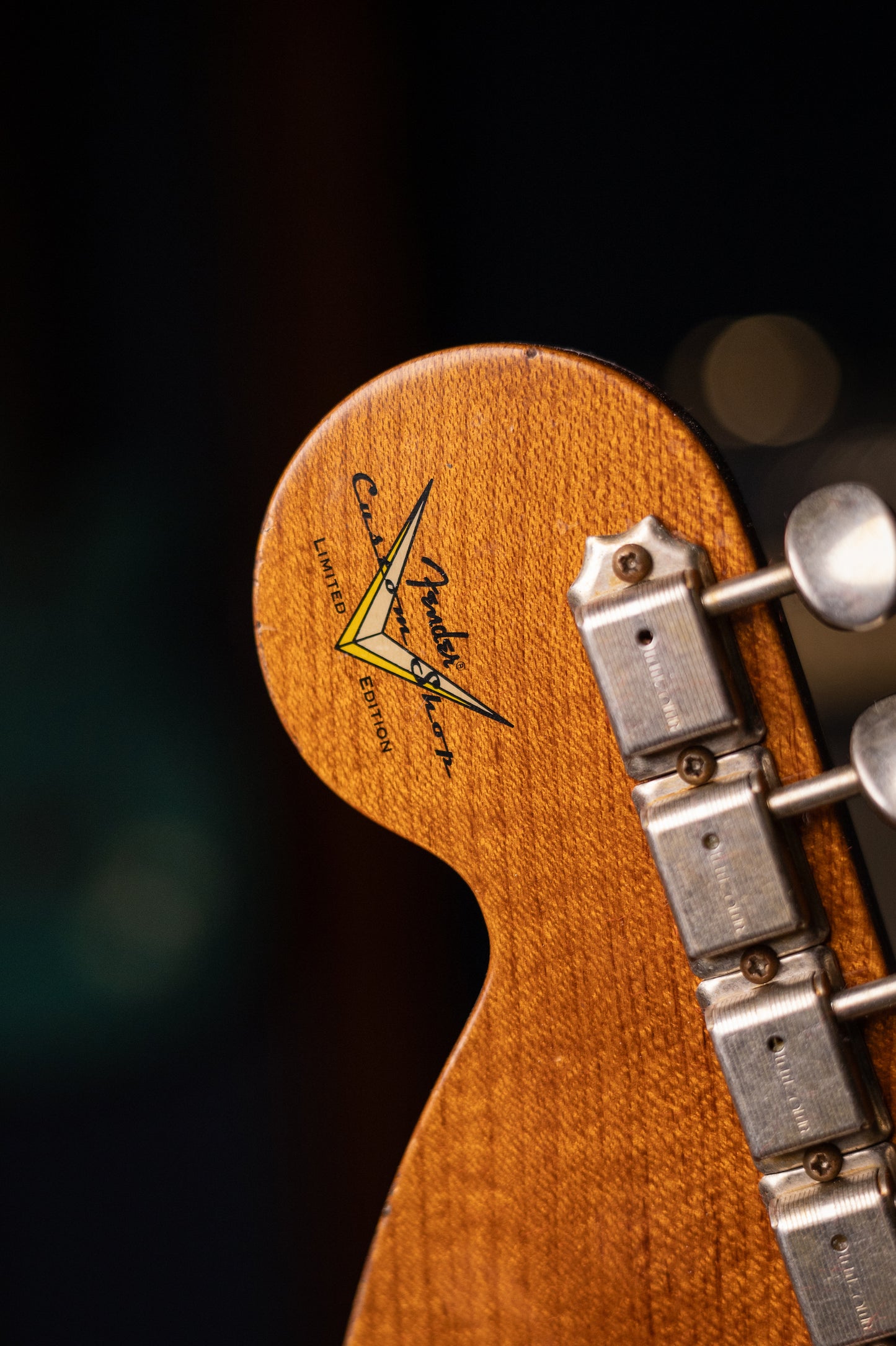 Fender Custom Shop Limited Edition Roasted "Big Head" Stratocaster® Relic® Electric Guitar - Faded Aged Sherwood Green Metallic