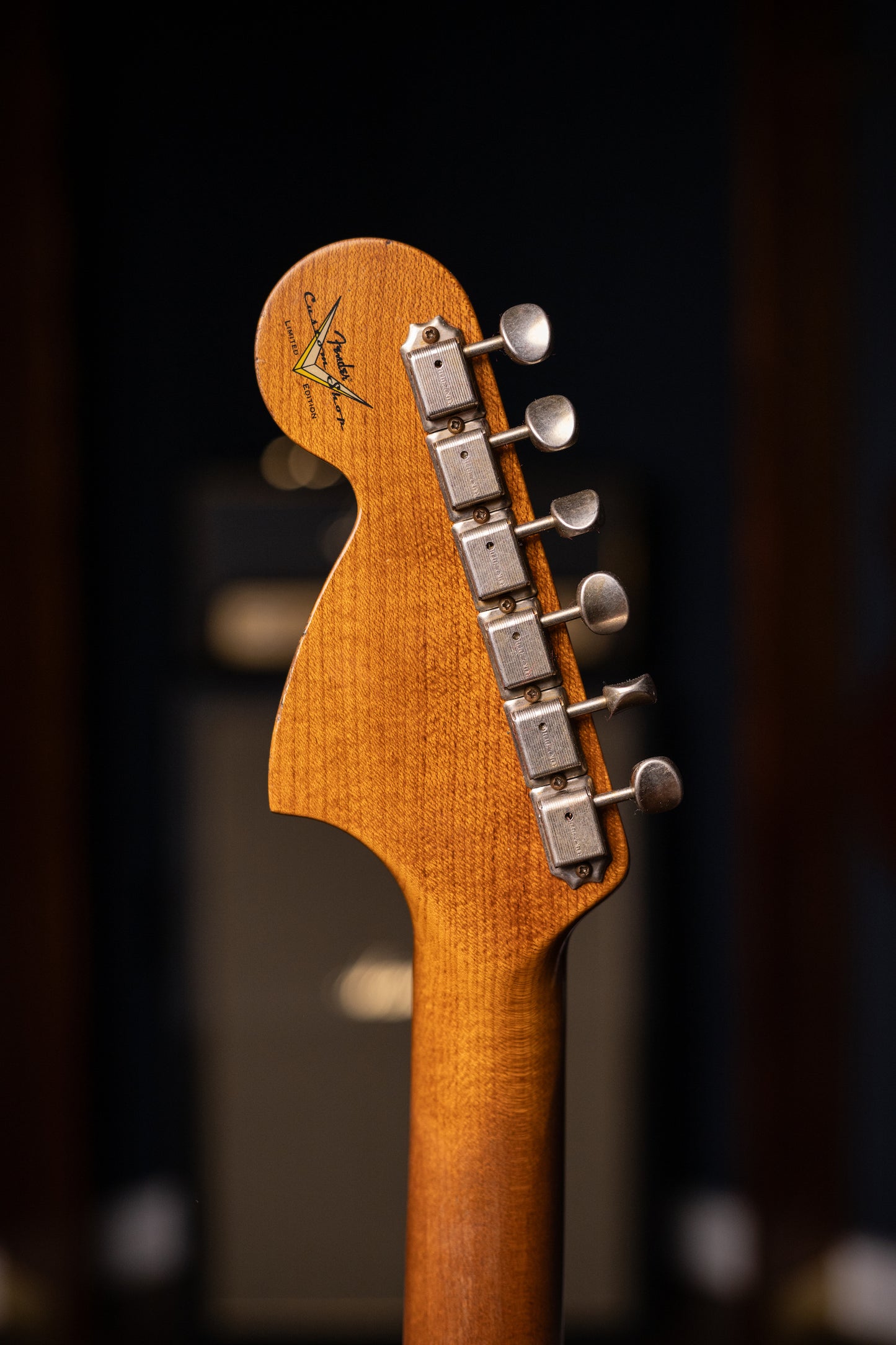 Fender Custom Shop Limited Edition Roasted "Big Head" Stratocaster® Relic® Electric Guitar - Faded Aged Sherwood Green Metallic