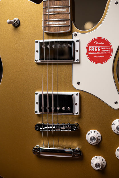 Squier Limited Edition Paranormal Troublemaker Telecaster Deluxe Electric Guitar - Aztec Gold
