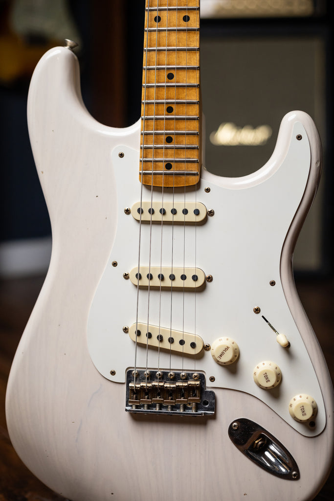 Fender Custom Shop Journeyman 1956 Stratocaster Electric Guitar - Aged White Blonde