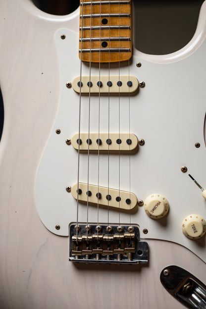 Fender Custom Shop Journeyman 1956 Stratocaster Electric Guitar - Aged White Blonde