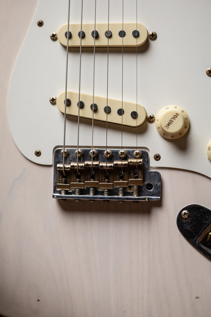 Fender Custom Shop Journeyman 1956 Stratocaster Electric Guitar - Aged White Blonde