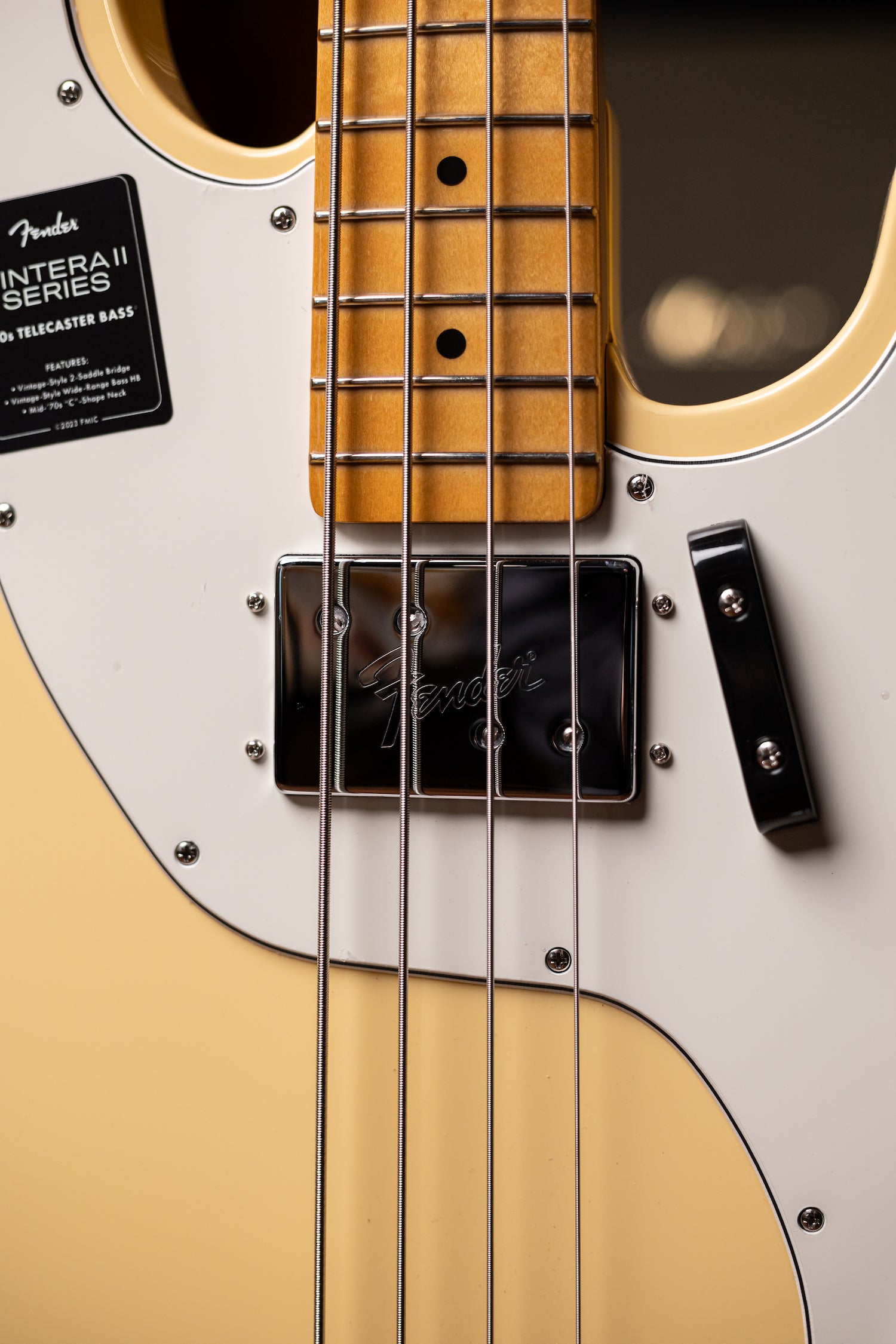 Fender Vintera II '70s Telecaster Bass Guitar - Vintage White