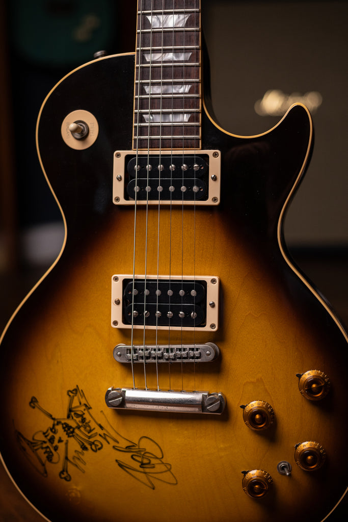 2004 Gibson Custom Shop Slash Les Paul Autographed by Slash Electric Guitar - Tobacco Burst