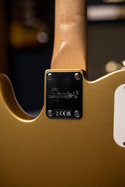 Squier Limited Edition Paranormal Troublemaker Telecaster Deluxe Electric Guitar - Aztec Gold