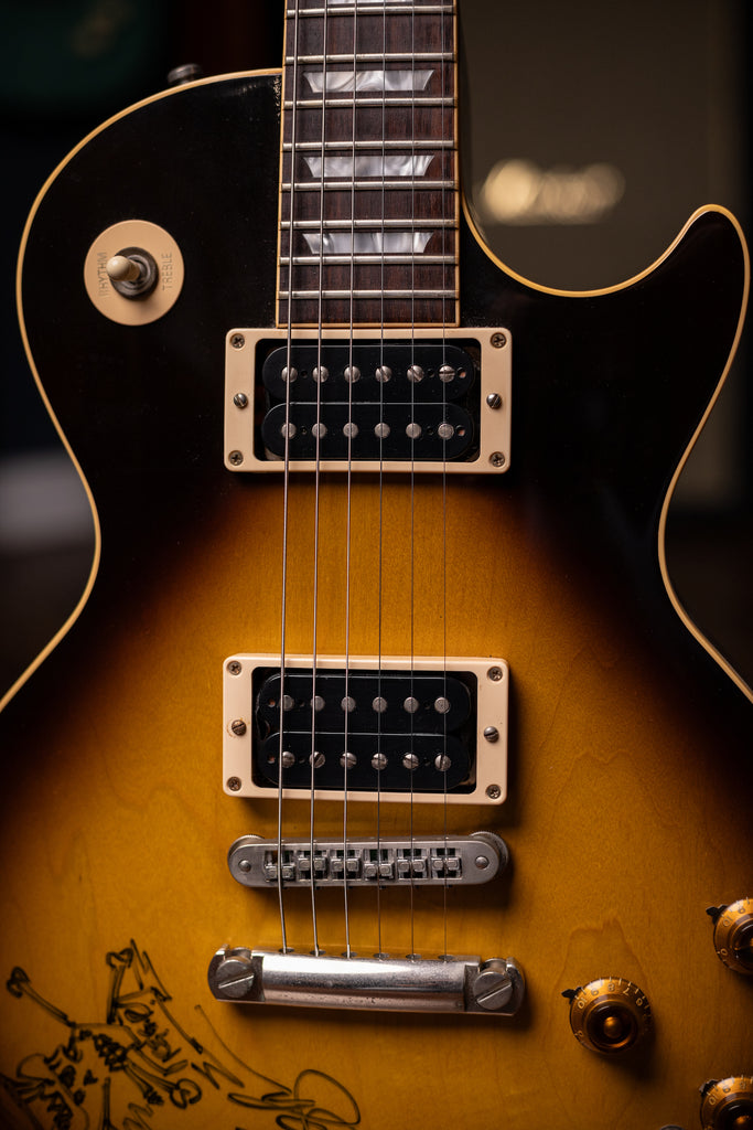 2004 Gibson Custom Shop Slash Les Paul Autographed by Slash Electric Guitar - Tobacco Burst