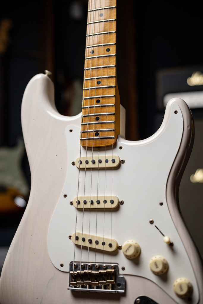 Fender Custom Shop Journeyman 1956 Stratocaster Electric Guitar - Aged White Blonde