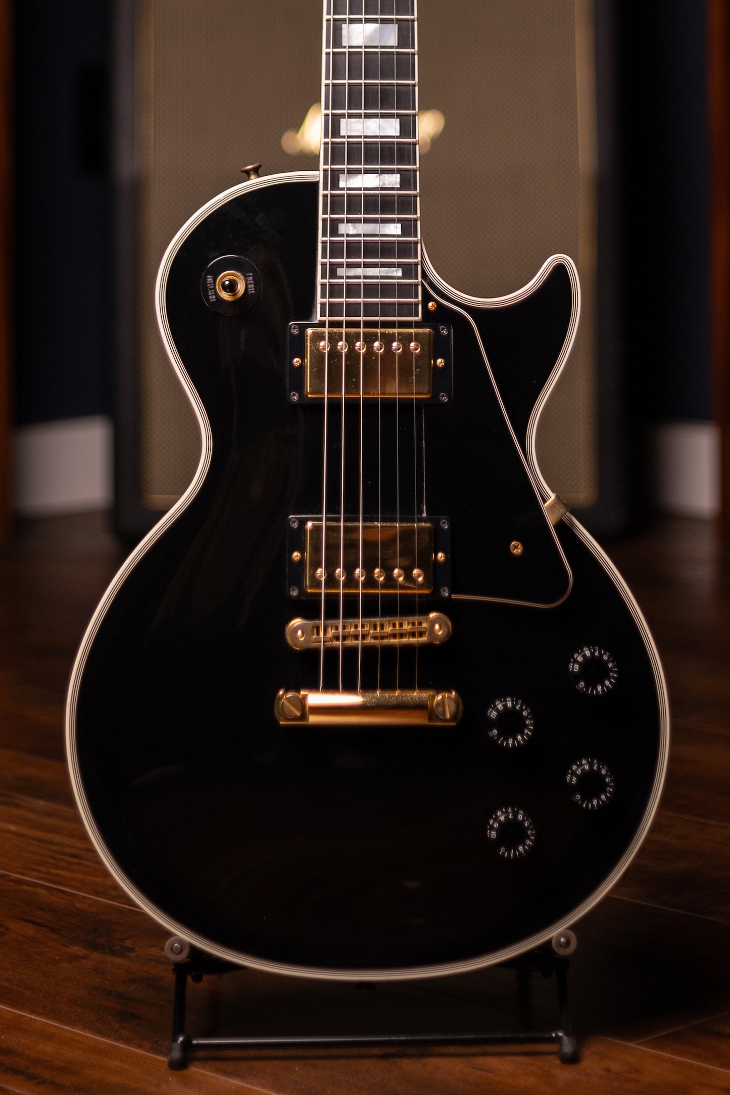 2007 Gibson Les Paul Custom Electric Guitar - Ebony