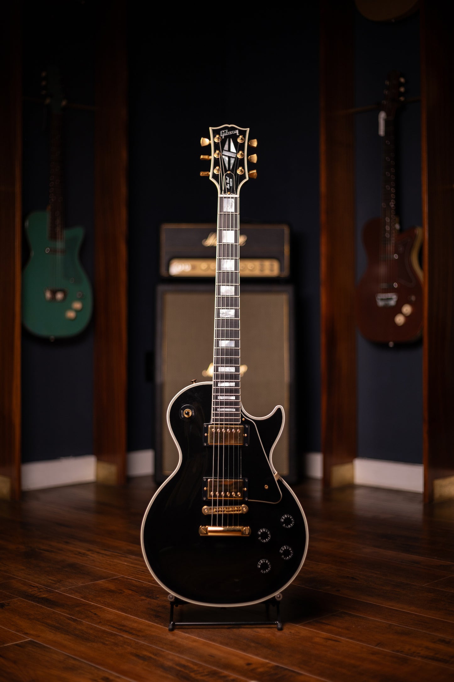 2007 Gibson Les Paul Custom Electric Guitar - Ebony