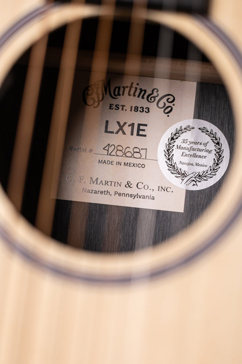 Martin LX1E Acoustic Guitar - Natural