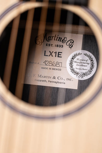 Martin LX1E Acoustic Guitar - Natural