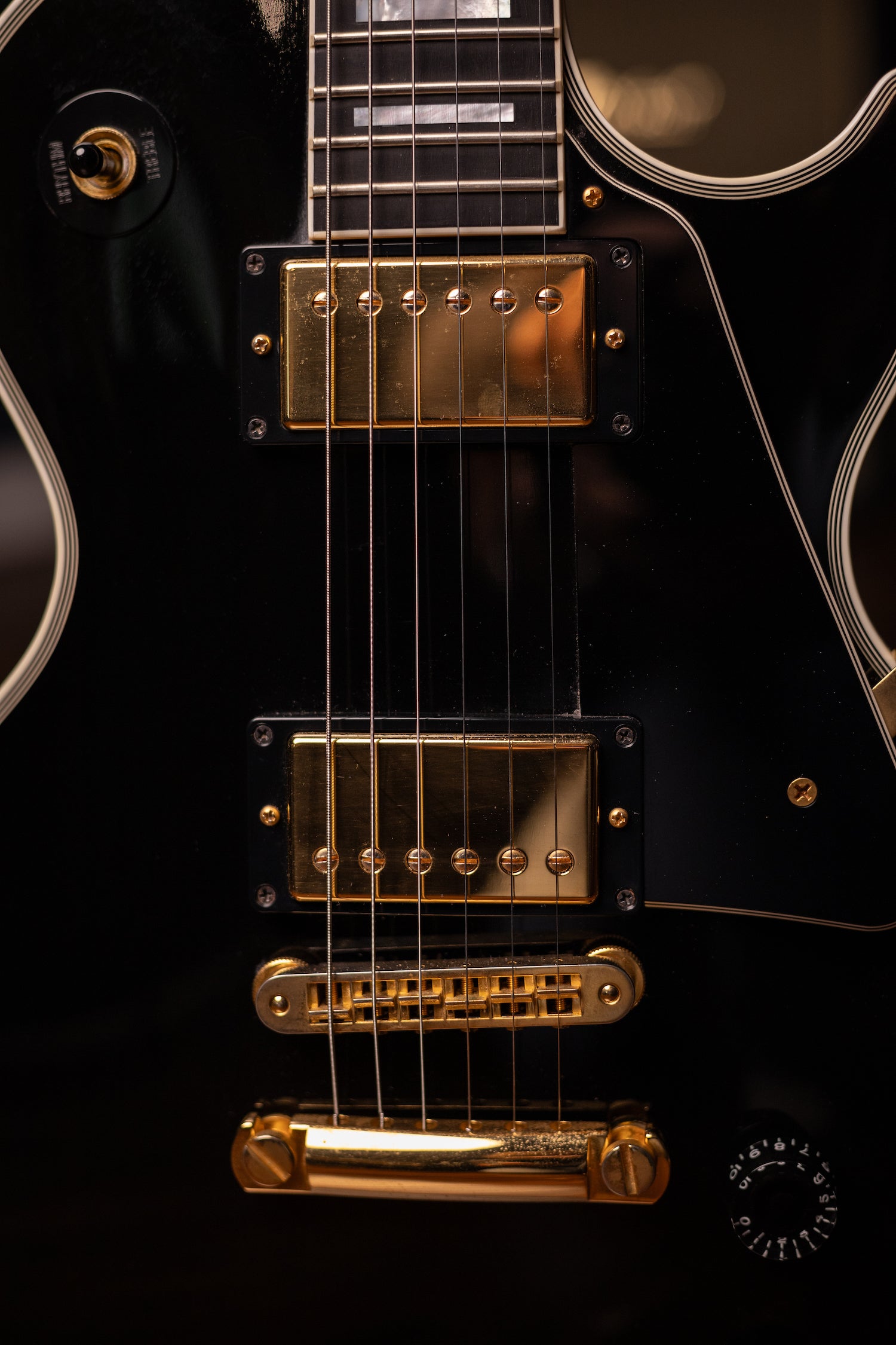 2007 Gibson Les Paul Custom Electric Guitar - Ebony