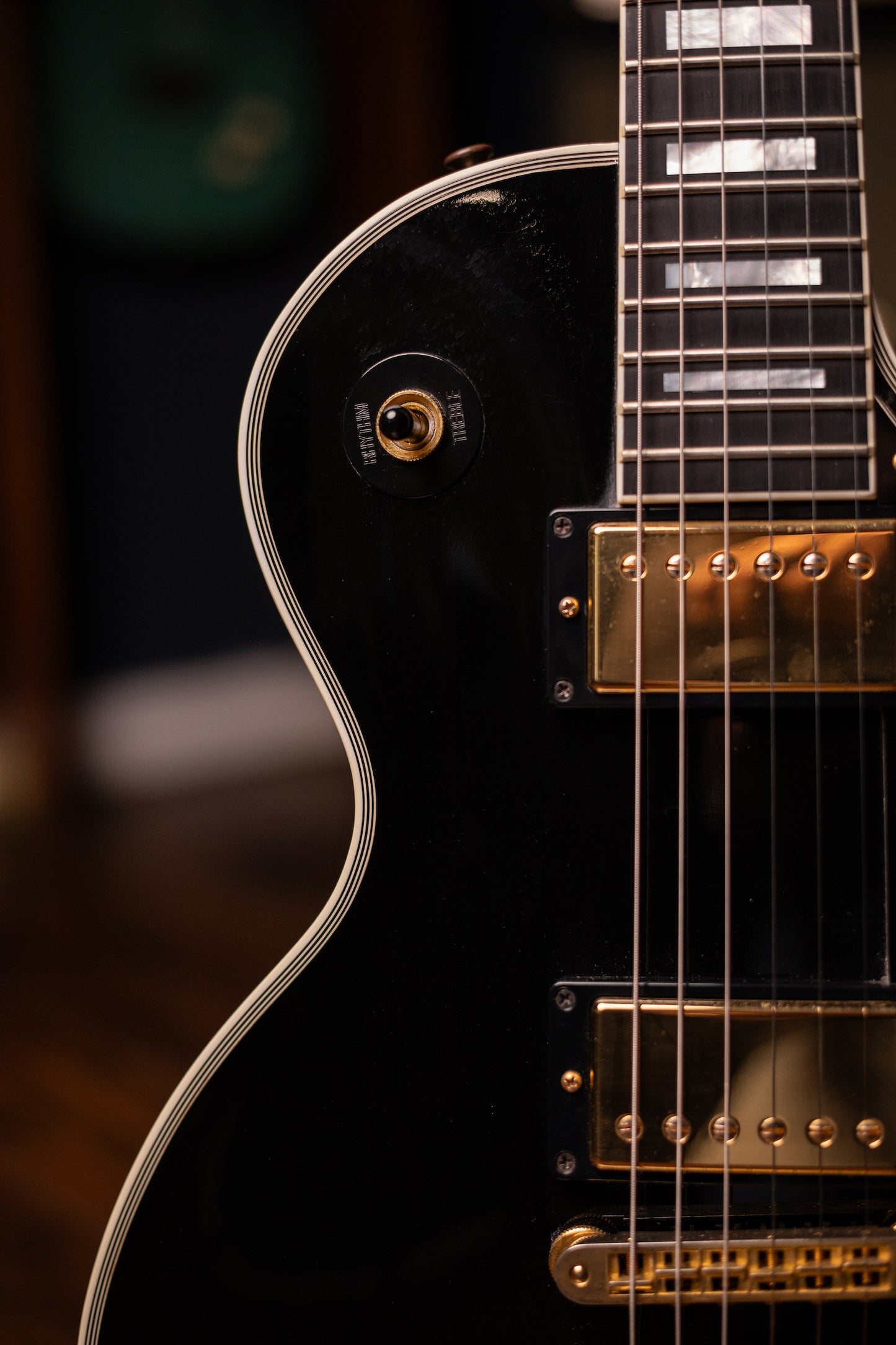 2007 Gibson Les Paul Custom Electric Guitar - Ebony