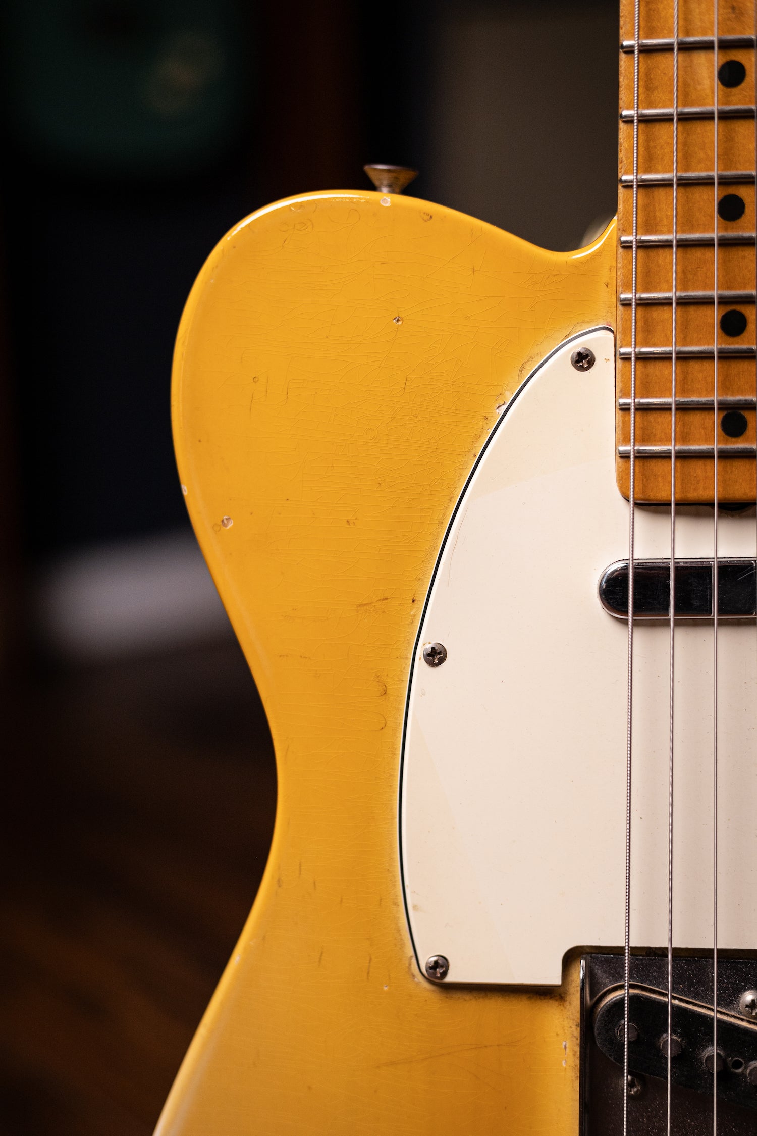1968 Fender Telecaster Maple Cap Electric Guitar - Blonde