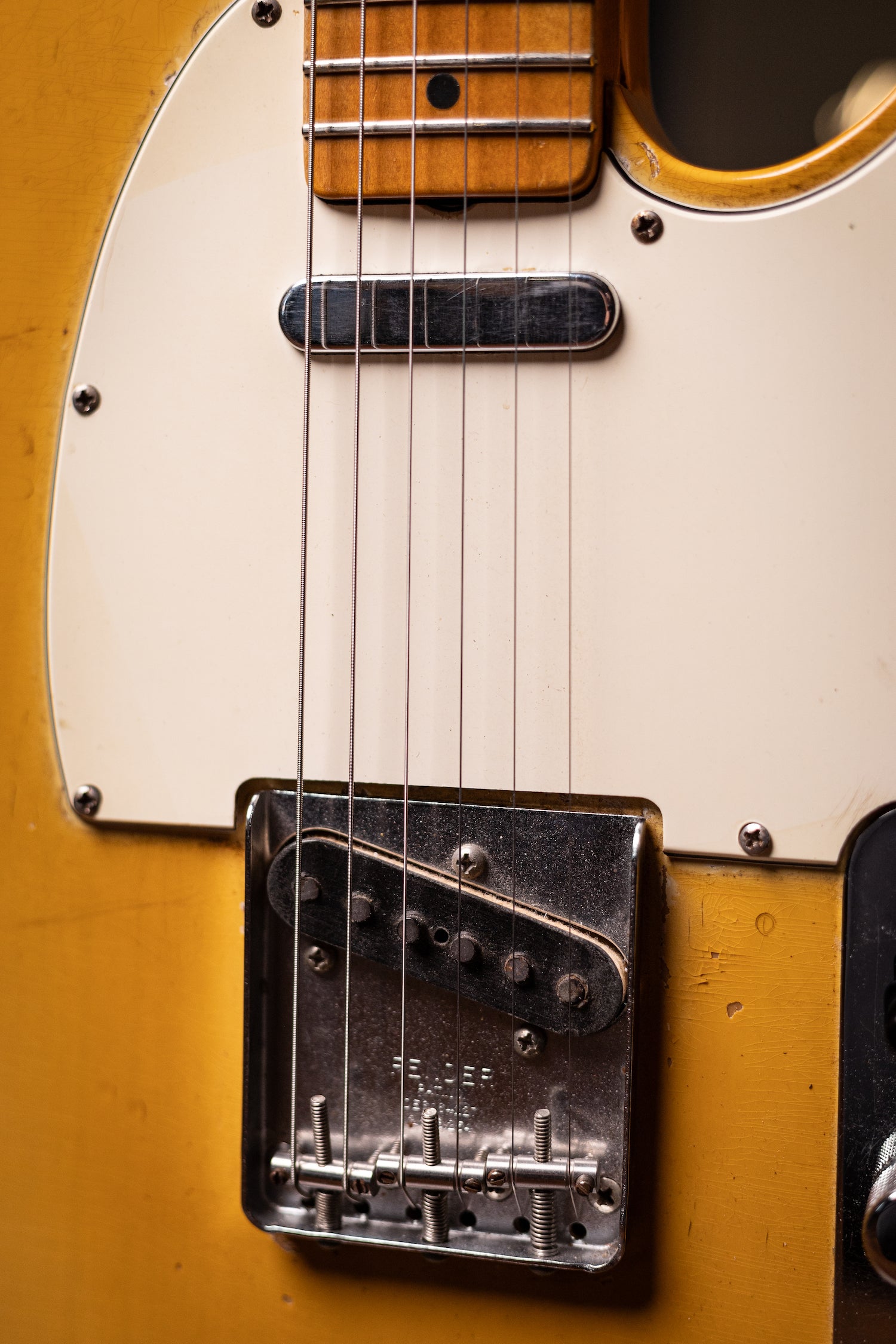 1968 Fender Telecaster Maple Cap Electric Guitar - Blonde