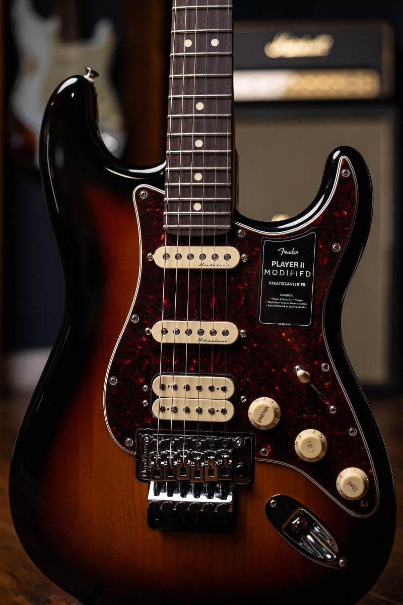 Fender Player II Modified Stratocaster HSS Floyd Rose Electric Guitar - 3 Color Sunburst