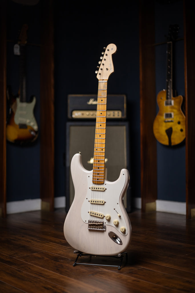 Fender Custom Shop Journeyman 1956 Stratocaster Electric Guitar - Aged White Blonde