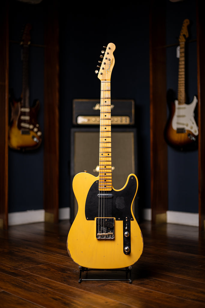 Fender Custom Shop 1954 Telecaster Relic Electric Guitar - Aged Nocaster Blonde