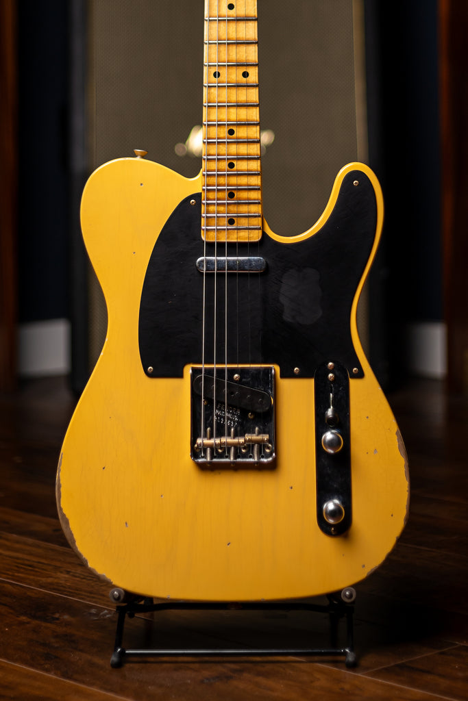 Fender Custom Shop 1954 Telecaster Relic Electric Guitar - Aged Nocaster Blonde