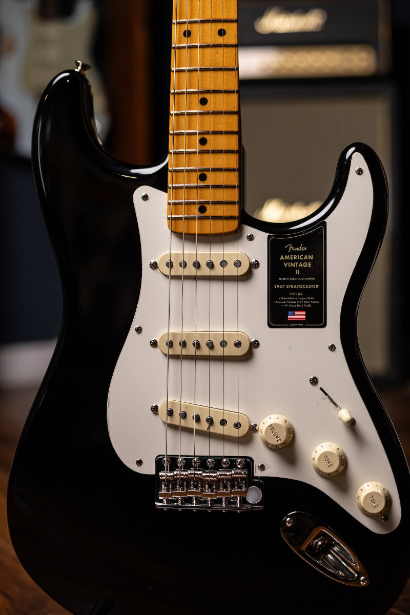 Fender American Vintage II 1957 Stratocaster Electric Guitar - Black