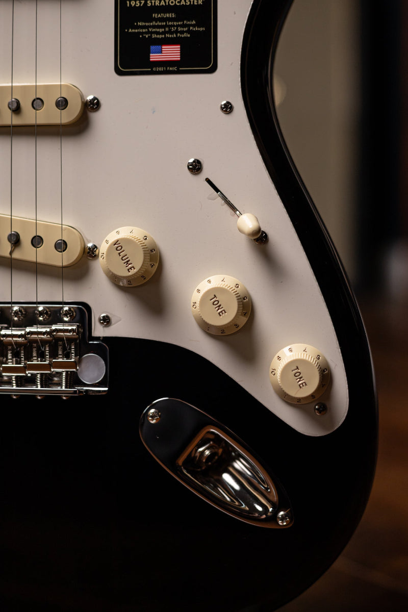 Fender American Vintage II 1957 Stratocaster Electric Guitar - Black