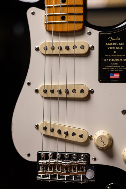 Fender American Vintage II 1957 Stratocaster Electric Guitar - Black
