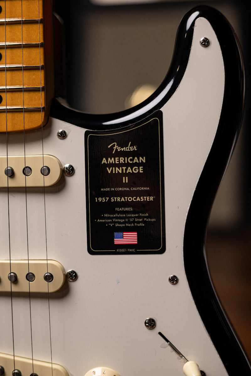 Fender American Vintage II 1957 Stratocaster Electric Guitar - Black