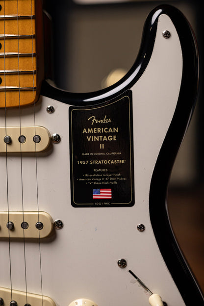 Fender American Vintage II 1957 Stratocaster Electric Guitar - Black