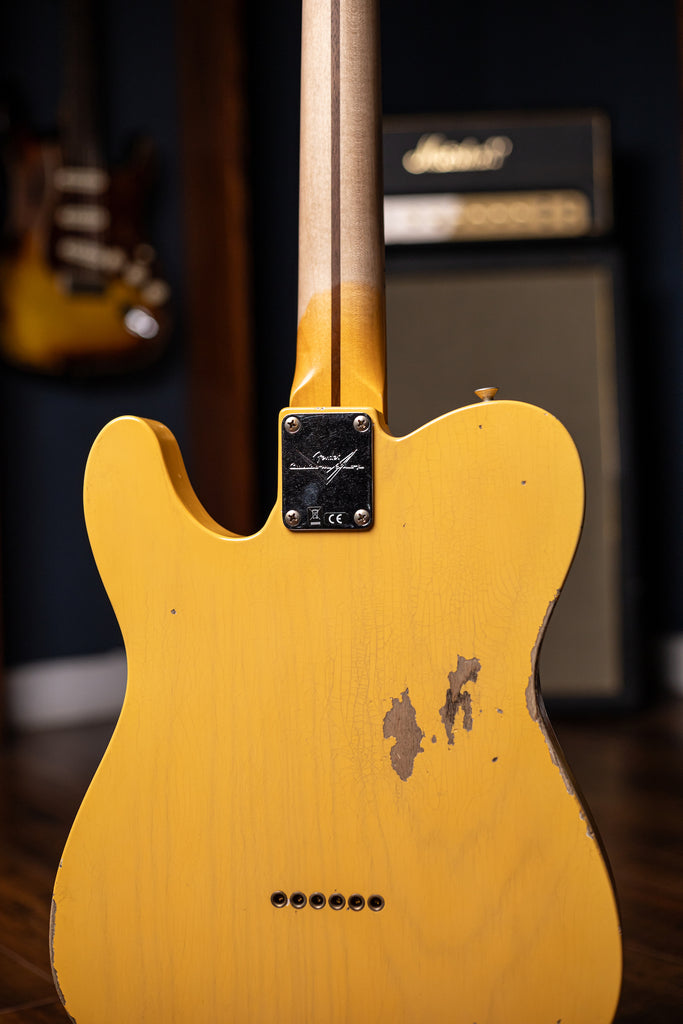 Fender Custom Shop 1954 Telecaster Relic Electric Guitar - Aged Nocaster Blonde