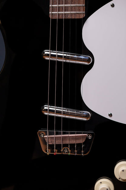 Danelectro PB Special Semi-Hollow Electric Guitar - Black