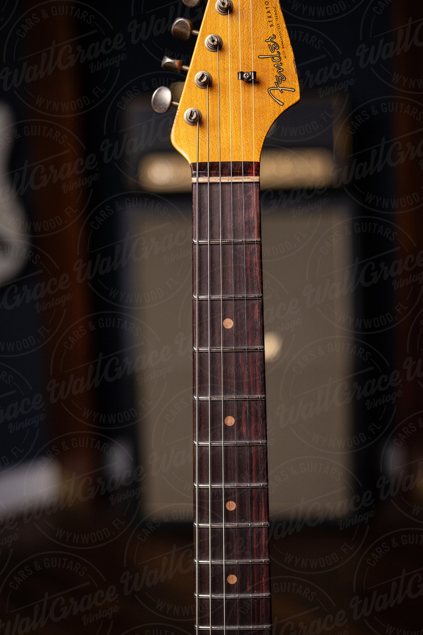 Fender Custom Shop 1960 Stratocaster Heavy Relic Electric Guitar - Aged Sonic over Sunburst